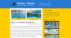 Desktop Screenshot of basen.karpacz.pl